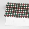 30” 90 sq ft Christmas Roll Wrap Red/White/Green Plaid - Wondershop™ - 3 of 3