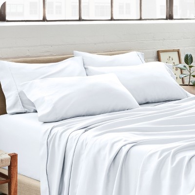 Ultra-Soft White Microfiber Standard Pillowcase Set of 4