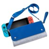 Insten Carrying Case Purse For Nintendo Switch and OLED Model, Travel Bag Sleeve Pouch with Shoulder Hand Strap For Girls Boys Women, Blue - 4 of 4