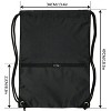 Drawstring Backpack, Lightweight Sports Gym Sack for Men & Women, Durable Cinch Snackpack for Beach - 2 of 4