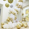 PartyWoo Balloons Metallic Gold Light 12 Inch 50 pcs - 3 of 4