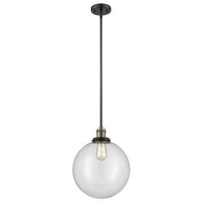 Beacon - 1 Light Stem Hung Mini Pendant In Industrial Style-15 Inches Tall and 12 Inches Wide - 1 of 1