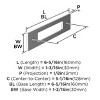 Amerock Medora Backplate for Cabinet Knobs and Pulls - 3 of 4