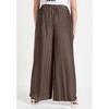June + Vie by Roaman's Women's Plus Size Plisse High-Rise Pants - 3 of 4
