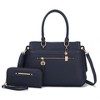 MKF Collection Gardenia Vegan Leather Women’s Tote Bag & Wallet by Mia K - 2 of 4