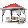 GustoWave 13x13FT Pop-Up Gazebo, Instant Canopy for Patio, Backyard - 3 of 4