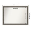 Amanti Art Cottage Non-Beveled Wood Framed Bathroom Vanity Wall Mirror - 3 of 4