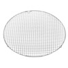 Unique Bargains Stainless Steel Round Cross Wire Barbecue Grill with Legs - 3 of 4
