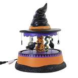 Department 56 Accessory Haunted Scary Go Round  -  One Accessory 7 Inches -  Animated Halloween  -  6009817  -  Polyresin  -  Black