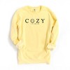Simply Sage Market S.W.Smiley Cozy Outline Garment Dyed Sweatshirt - 2 of 4