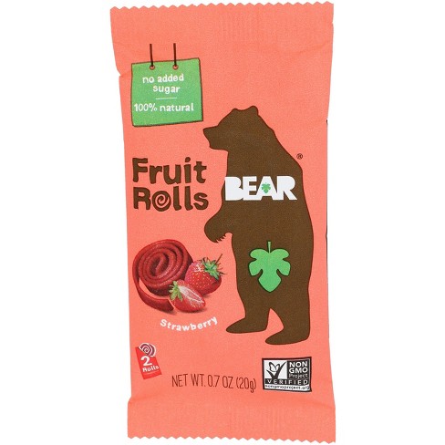 Bear Yoyos Fruit Rolls Strawberry  - 0.7 oz - image 1 of 1