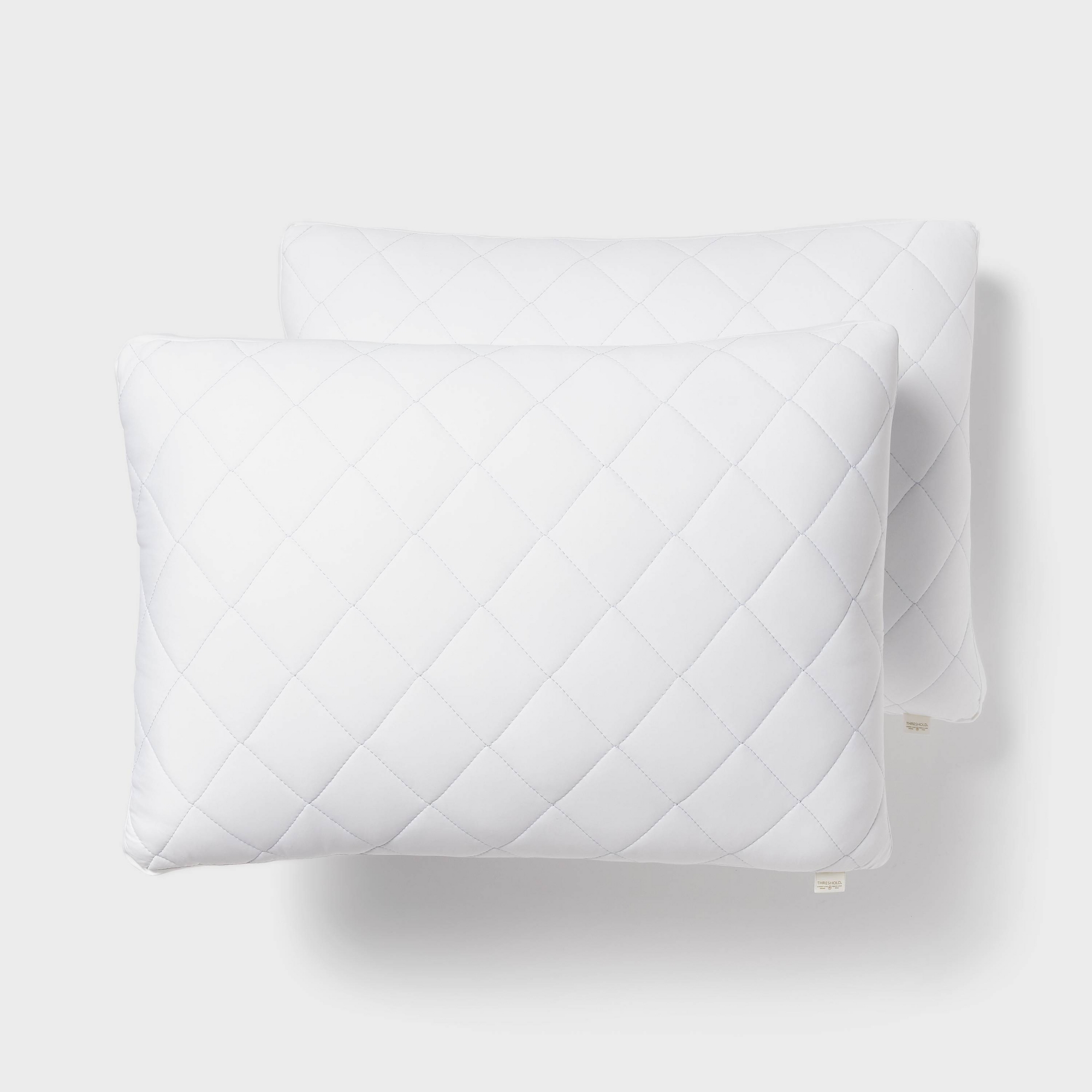 Standard/Queen 2pk Extra Firm Machine Washable Extra Firm Cool Touch Bed Pillow - Threshold™