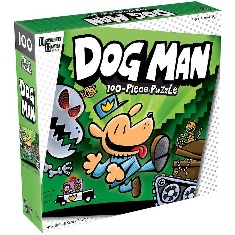 University Games Dog Man Unleashed 100 Piece Lenticular Jigsaw Puzzle, 1 of 4