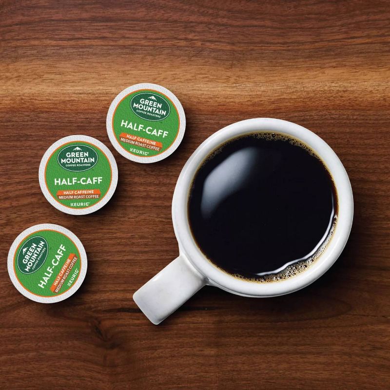 Green Mountain Coffee Half-Caff Keurig K-Cup Coffee Pods - Medium Roast - 24ct, 6 of 12