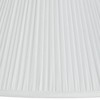 Springcrest White Mushroom Pleated Medium Empire Lamp Shade 7" Top x 16" Bottom x 12" Slant x 11.25" High (Spider) Replacement with Harp and Finial - 3 of 4