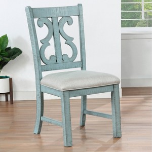 Set of 2 Lexin Padded Dining Side Chairs - miBasics - 1 of 4