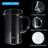 Unique Bargains 3.3 Borosilicate Glass V-Shaped Pour Spout Printed Scale Measuring Cup - 3 of 4