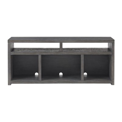 Lexington Casual Rustic Gray 70" Solid Pine TV Stand