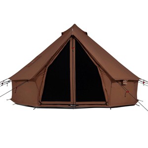 WHITE DUCK Regatta Water Repellent 4-Season Canvas Bell Tent/ Yurt with Stove Jack and Groundsheet, for Camping and Glamping - 1 of 4