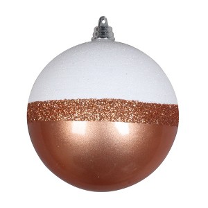 Vickerman Candy White Glitter Ball Ball Ornament - 1 of 1