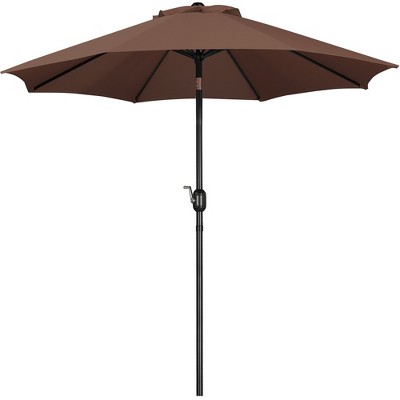 Yaheetech 9FT Outdoor Patio Umbrella with Crank and Push Button to Tilt