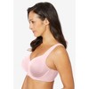 Comfort Choice Women's Plus Size Underwire Microfiber T-Shirt Bra - 4 of 4
