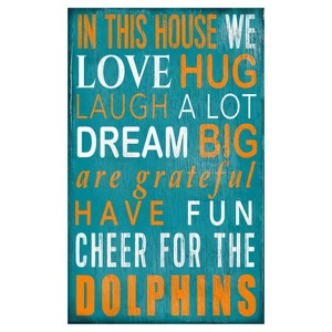 NFL Fan Creations In This House Sign - 1 of 1