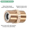 Unique Bargains Brass Durable Non-Return One-Way Valve - 2 of 4