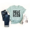 Simply Sage Market Women's Self Love Club Block Short Sleeve Graphic Tee - 2 of 2