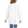 Girls Open Front Sweater Cardigan Long Sleeve Fall Winter Casual Kids Shirt Clothes Solid Thick Chunky Soft Knit Sweater Coat - 2 of 4