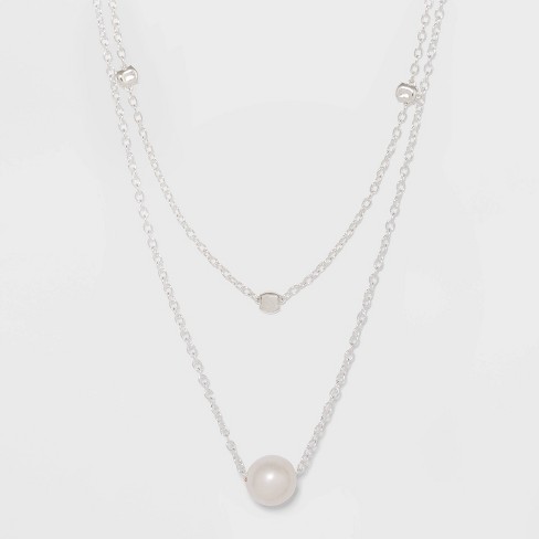 Target silver deals necklace