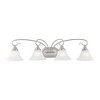 Livex Lighting Coronado 4 - Light Vanity in  Brushed Nickel - 4 of 4