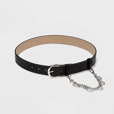 Womens Chain Waist Belt, Metal Pendant Belts, Gothic Waist Chain