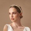 Unique Bargains Women's Three Rows Rhinestone Tassel Headband Gold Tone 1 Pc - 2 of 4