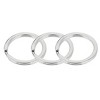 Unique Bargains Replacement Portable Metal Ring Keyring Key Chain 2.5cm Dia Silver Tone 10pcs - 4 of 4