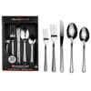 J&V TEXTILES 40-Piece Stainless Steel Flatware Silverware Set for 8 - 2 of 4