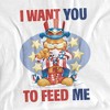Garfieldi Want You Adult T-Shirt White - 2 of 4