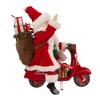 Kurt Adler 10 Inch Fabriché Santa on Scooter - image 2 of 4