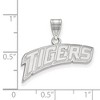 Black Bow Jewelry Sterling Silver Louisiana State Fighting Tigers NCAA Medium Pendant - 2 of 3