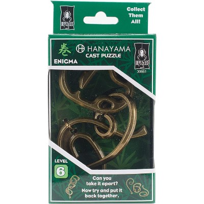BePuzzled Hanayama Enigma Cast-Metal Brain Teaser Puzzle, Level 6, Ages 12+, Brainteaser