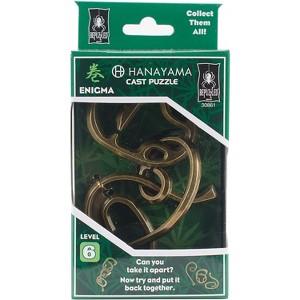 BePuzzled Hanayama Enigma Cast-Metal Brain Teaser Puzzle, Level 6, Ages 12+, Brainteaser - 1 of 2