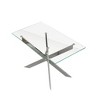 PAGED Round Dining Table Modern Kitchen Table with Metal Base, 33.5" Coffee Table for Dining Room, Living Room - 4 of 4