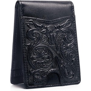 BEAFUP Men's RFID Blocking Bifold Wallet - Premium Full-Grain Leather with 11 Card Slots | Slim Design for Daily Use for Birthdays - 1 of 4