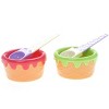 JuzToys Kids Pretend Play Ice Cream Toy Playset – Play Food Set Including Ice Cream Scooper, Cones and Cups - 2 of 4