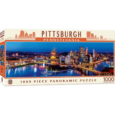 MasterPieces Inc Downtown Pittsburgh Pennsylvania 1000 Piece Panoramic Jigsaw Puzzle