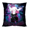 Marvel Spider-Man Across The Spiderverse Glitchy Gwen Throw Pillow 18x18 Inches - 2 of 3