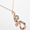 SOHI Women's Gold Snakehead Pendant Necklace - 4 of 4