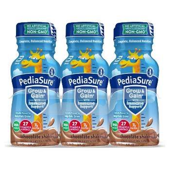 PediaSure Grow & Gain Kids' Nutritional Shake Chocolate - 6 ct/48 fl oz