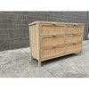 6 Drawer Dresser, Rattan Dresser for Bedroom with Metal Handles, Farmhouse Wood Storage Chest of Drawers for Bedroom, Living Room, Hallway, Entryway - 2 of 2