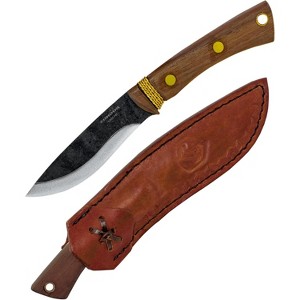 Condor Tool & Knife Plan A Knife - 1075 High-Carbon Steel Blade with Full-Tang Construction - Micarta Handle - Ideal for Bushcraft, Camping & Survival - 1 of 4
